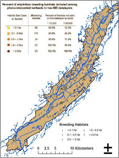 GIS habitat map